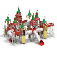 OO5672 - Детский игровой комплекс «Кремлевская стена» | Архив - Благоустройство территории, "КРЫМ СКВЕР"