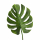 Лист Монстеры искусственный, малый, зеленый, h75см (32+43) арт. 7143/0030-7/9  - Благоустройство территории, "КРЫМ СКВЕР"