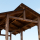 Беседка из дерева с ломаной крышей «Грин Вуд» 2,9 х 5,3 м /арт. БГЛ-01/ - Благоустройство территории, "КРЫМ СКВЕР"